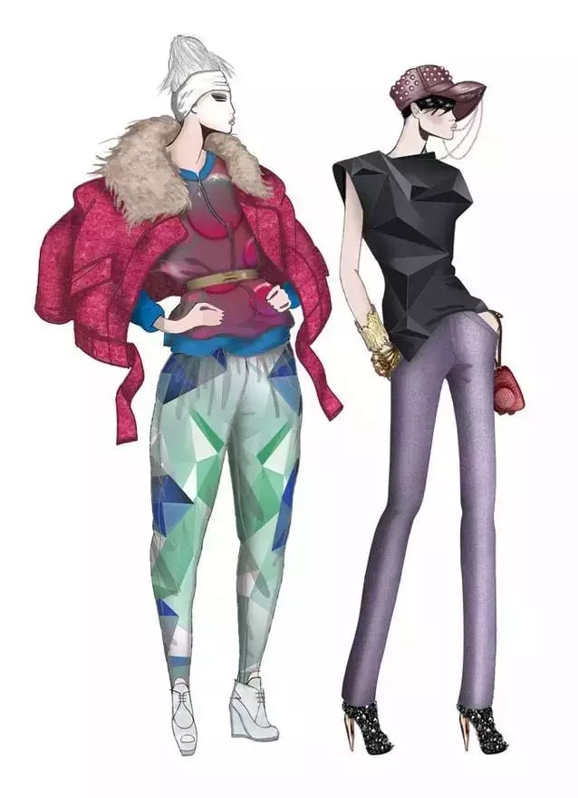 服装效果图设计构思,时装效果图与电脑设计的区别