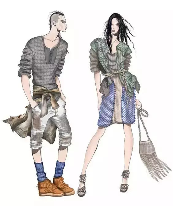 服装效果图设计构思,时装效果图与电脑设计的区别