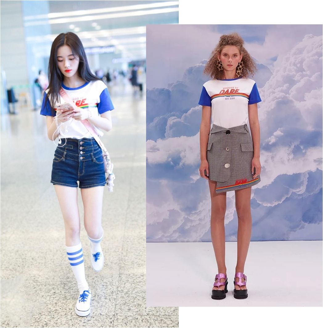 吴昕时尚穿搭夏季,吴昕迪丽热巴时尚穿搭