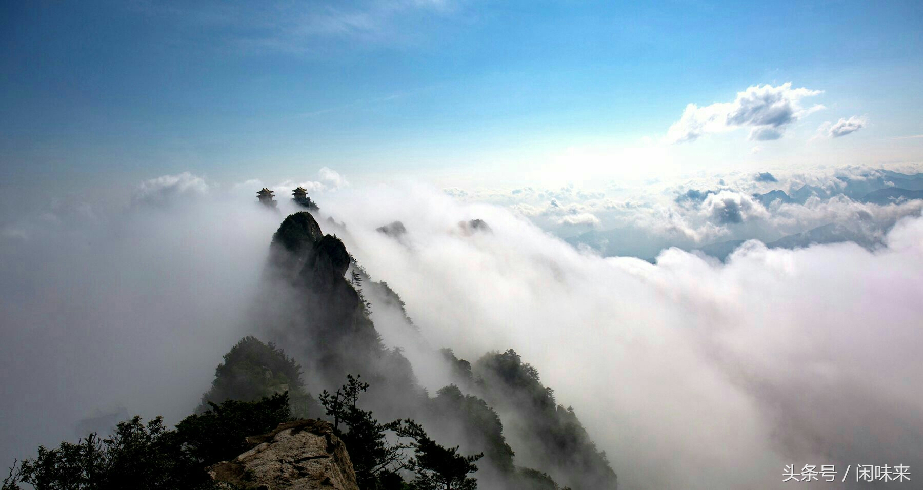 老君山峰林仙景,人间天宫老君山