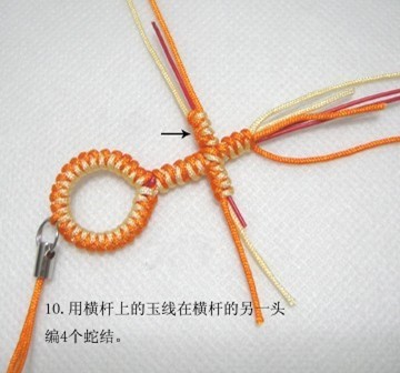 文玩手链绳结编法图解大全,怎样编手串绳结挂物