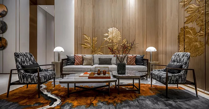 30款新中式背景墙设计案例欣赏,复古背景墙素材大全