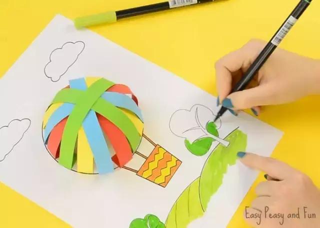 孩子彩色卡纸手工制作大全创意,卡纸球形立体图形手工制作大全