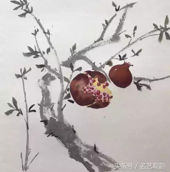 中国画技法之没骨画法的经典范画,没骨画法和写意画的区别