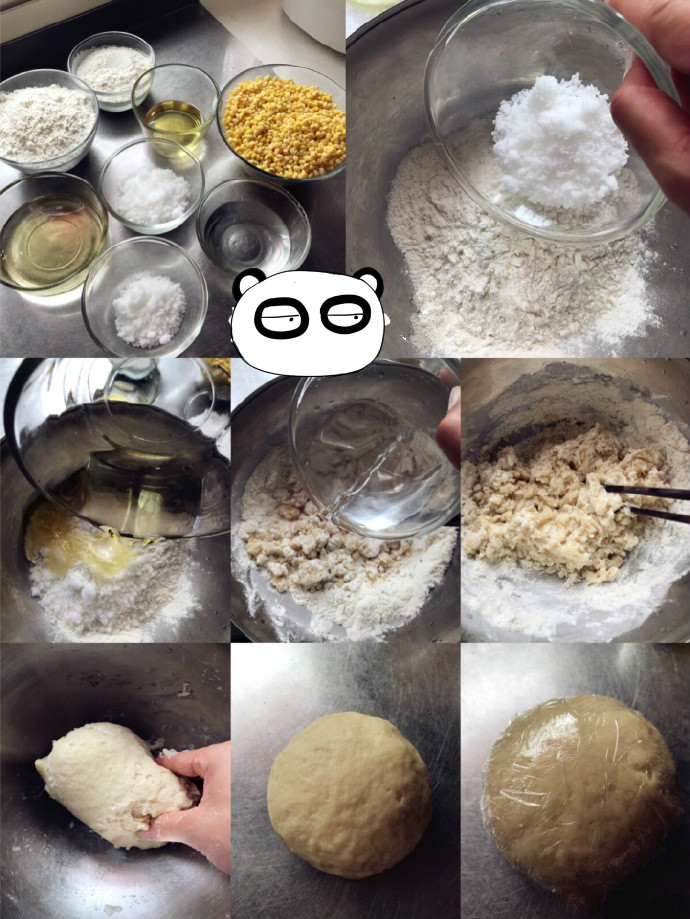 简易的酥皮绿豆饼教程,超酥脆的绿豆饼