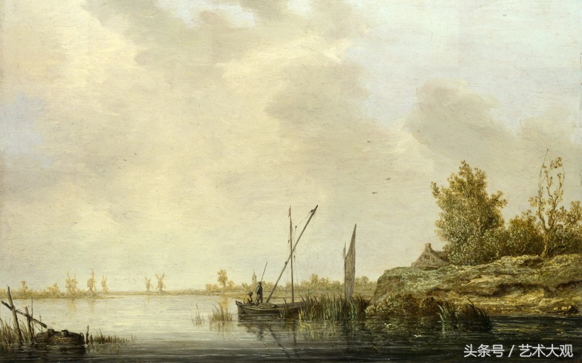 荷兰旅游油画作品图片欣赏,英国油画风景画欣赏