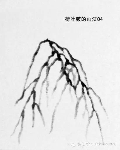 白崇然山水画山石画法合集,学院山水画山石画法