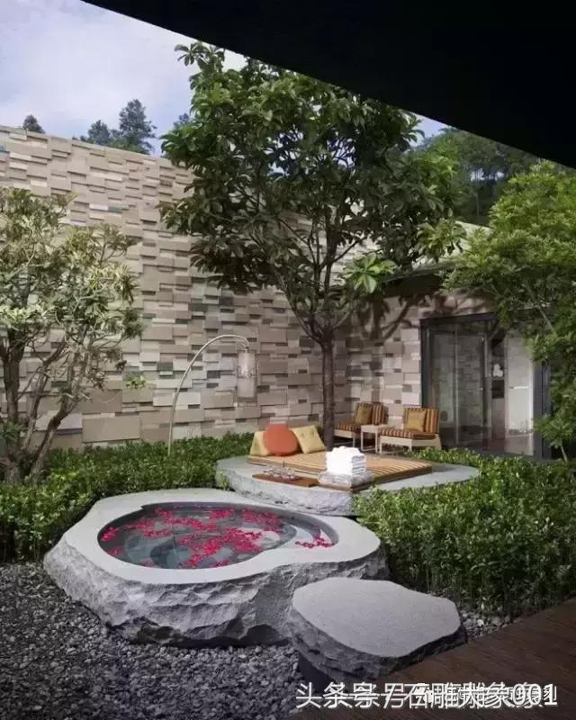 别墅大门摆什么石雕好,别墅入户门门口适合摆放什么石雕