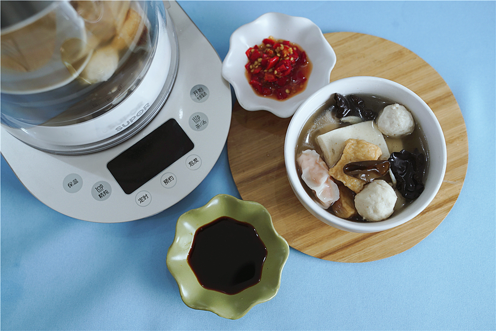 国庆节在家拔草，养生壶版的海鲜风味关东煮