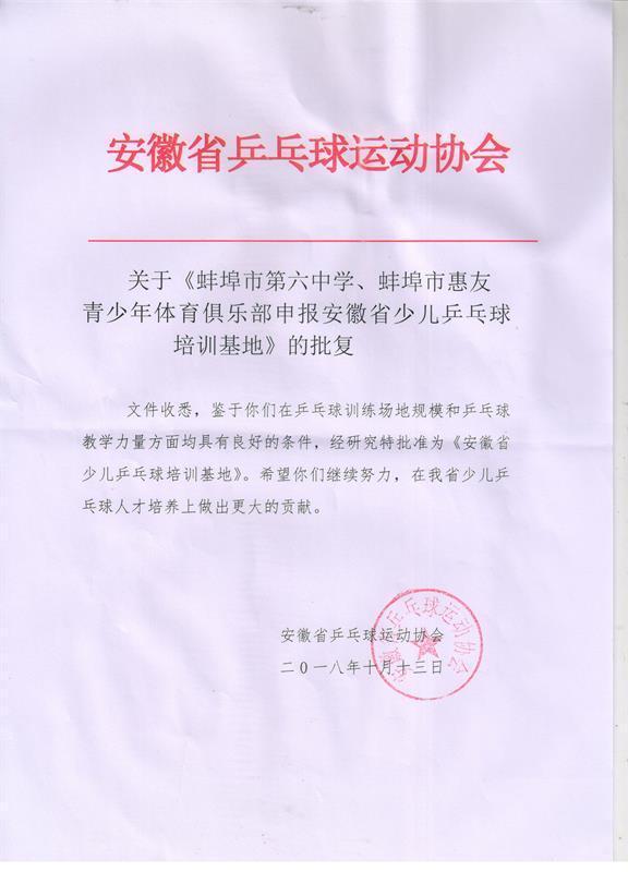 蚌埠市少儿乒乓球,安徽省少儿乒乓球培训基地