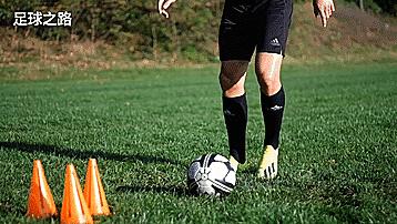 足球技巧教学分解动作,足球身体假动作