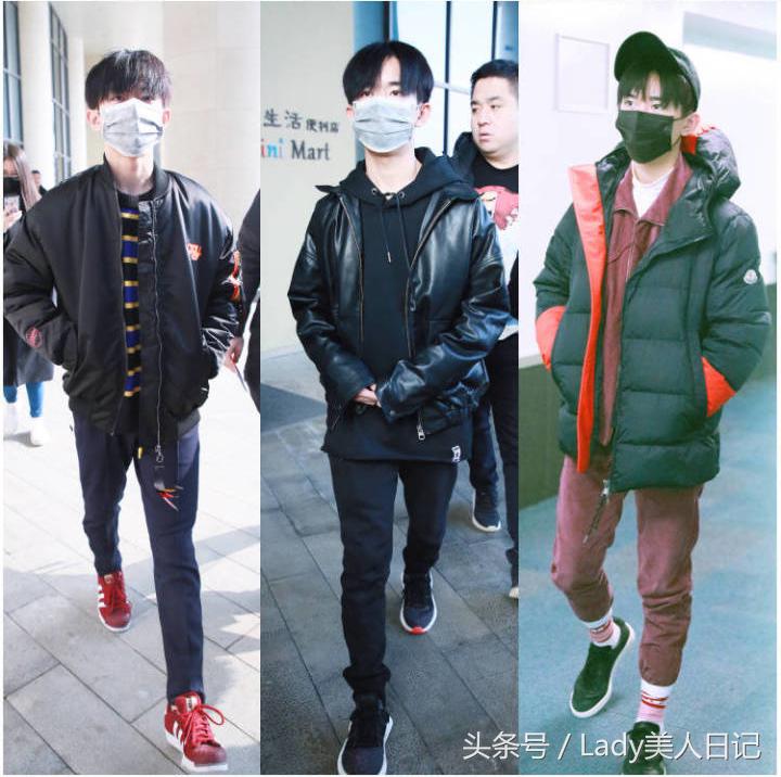 易烊千玺口罩保镖,易烊千玺口罩图