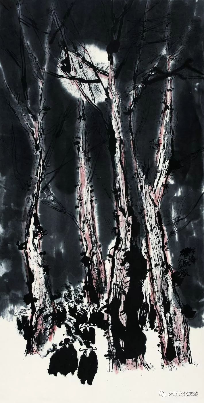 北派山水名家邀请展,荆山楚水山水作品欣赏