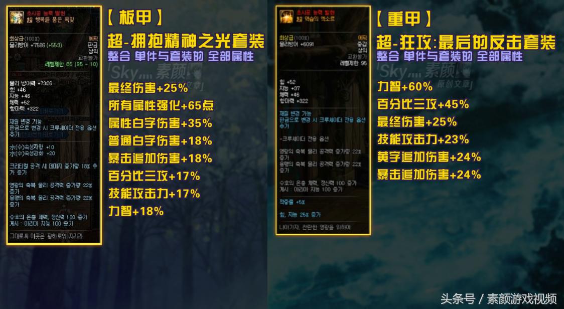 dnf五套95防具哪套速度最快,dnf五套最强搭配讲解