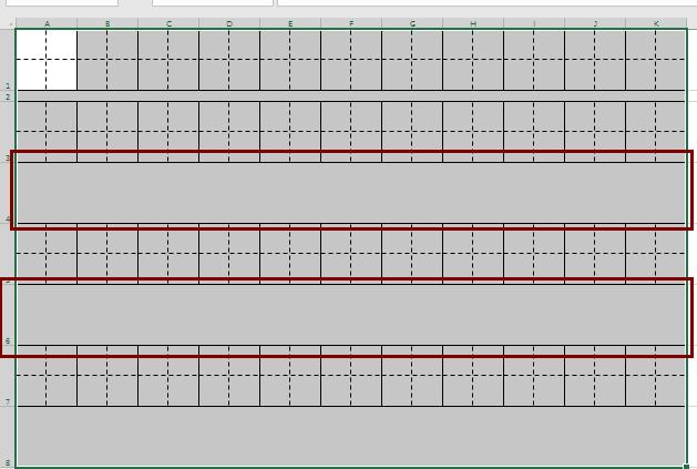 excel怎么制作田字格字帖,excel制作田字格字帖