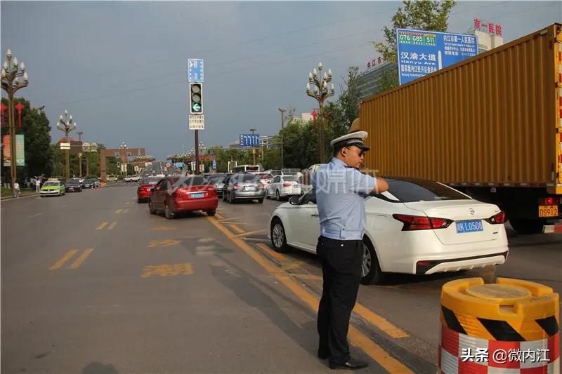 内江潮汐车道,交警介绍潮汐车道