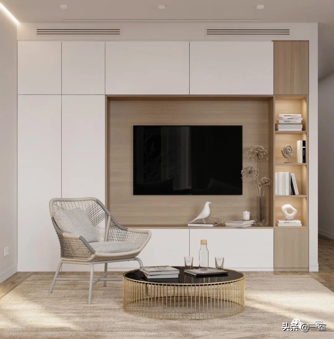 客厅背景墙设计260例,现代风背景墙作品