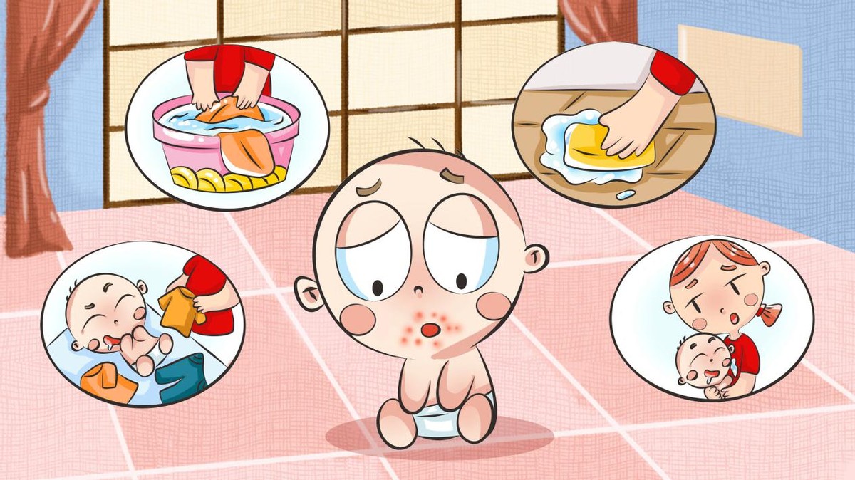 小宝宝脸上长湿疹口水疹怎么治疗,口水疹和湿疹怎么能彻底治愈