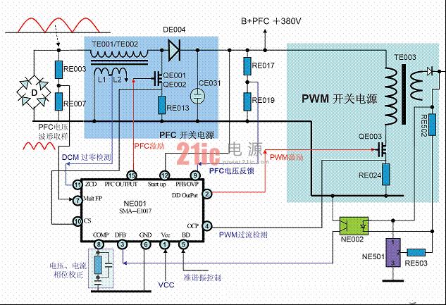 开关电源pfc电路原理作用讲解,带pfc电路的开关电源工作原理详解