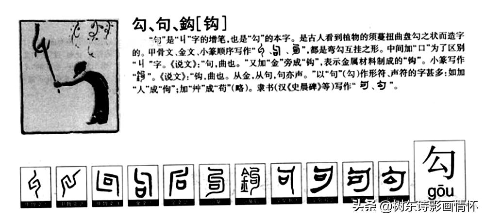 看“勾”字演变，读“勾”字成语，解“勾”字典故