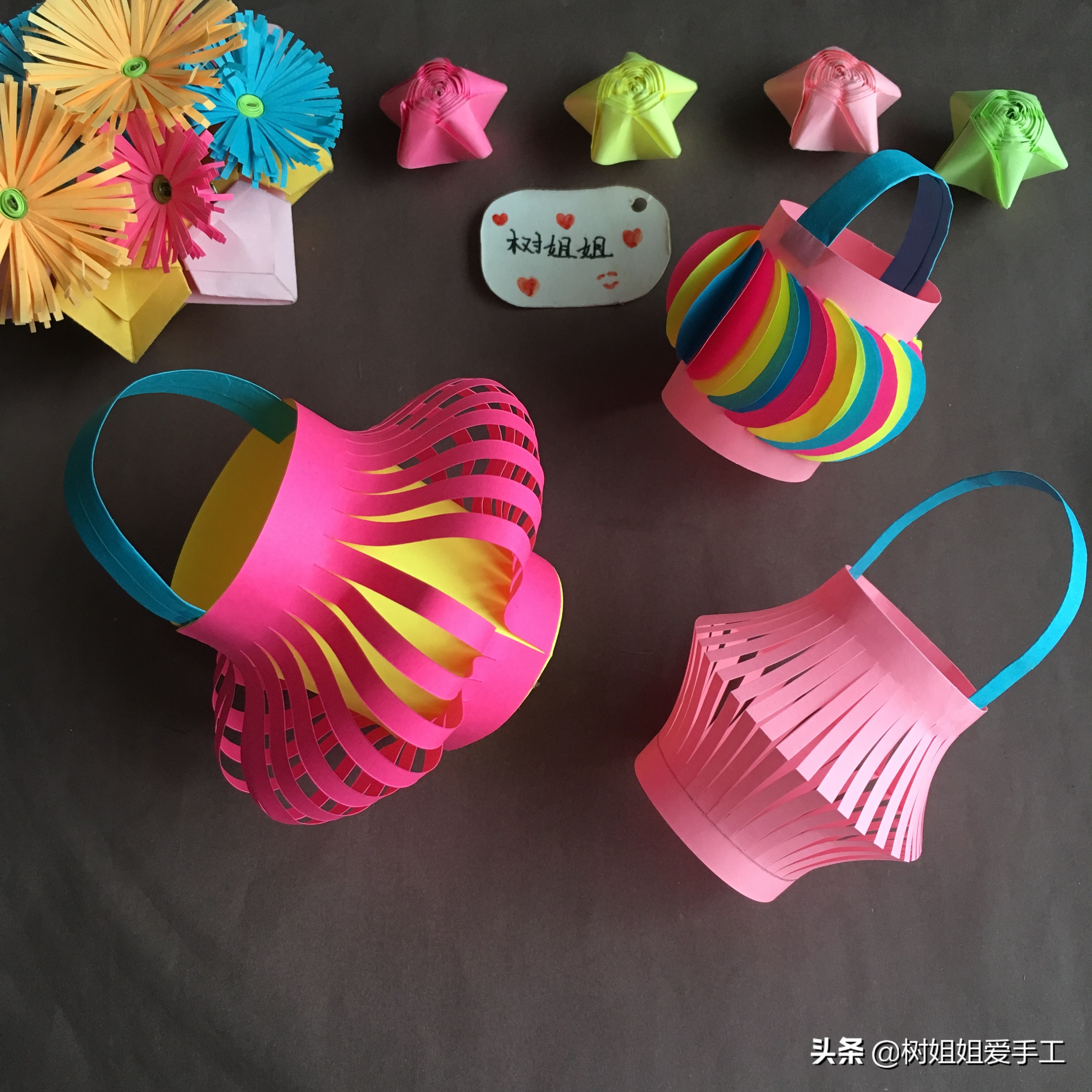 简单的折纸手工灯笼用长方形的纸,折纸手工兔年兔子灯笼详细教程