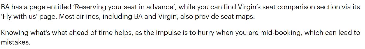 国际航班选座经济舱最佳位置,澳航飞机座位分布图