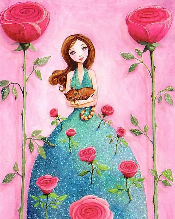 插画风手绘墙面,墙绘插画艺术