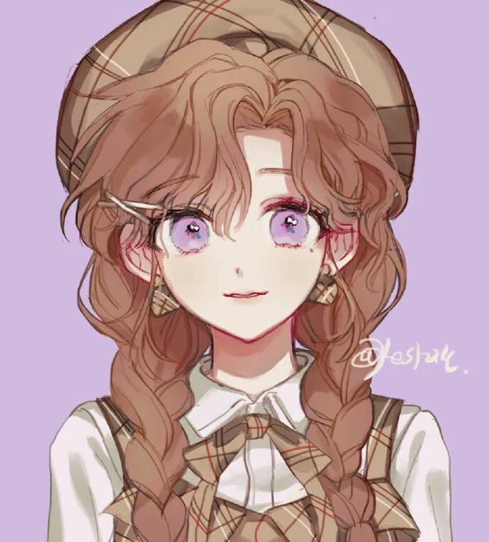 小仙女专用可爱人物头像,插画少女可爱卡通头像