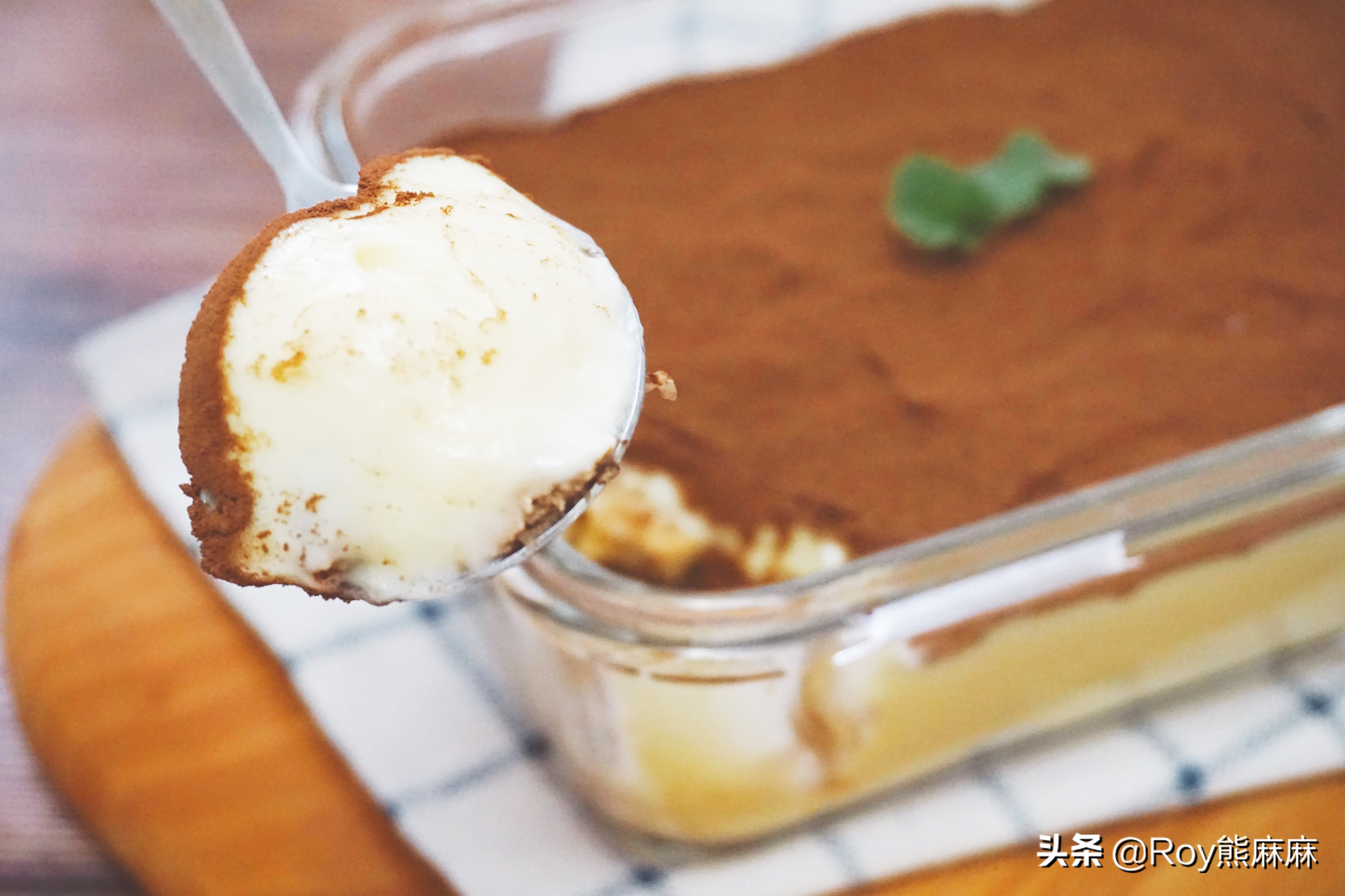 不太甜不太腻的提拉米苏很好吃,低脂低糖提拉米苏做法