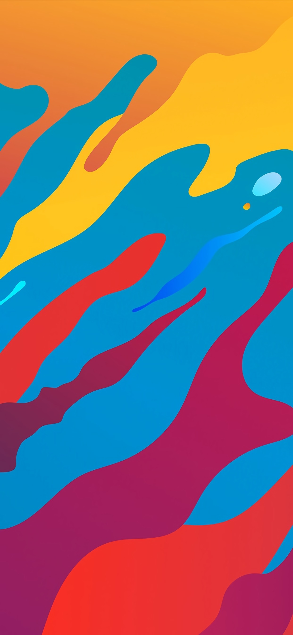 苹果顶级绝美壁纸100张几何图案,仿真曲屏全屏几何立体感壁纸