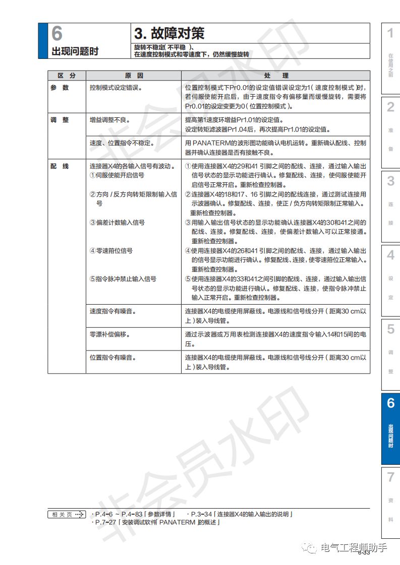 松下a6伺服驱动器速度控参数设置,松下a6伺服首次使用怎么设置参数