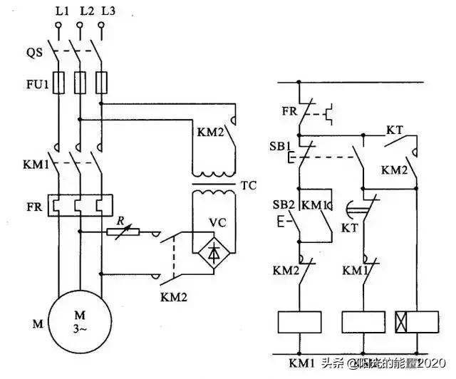 输送带自动控制电气原理图,自动控制电气图讲解