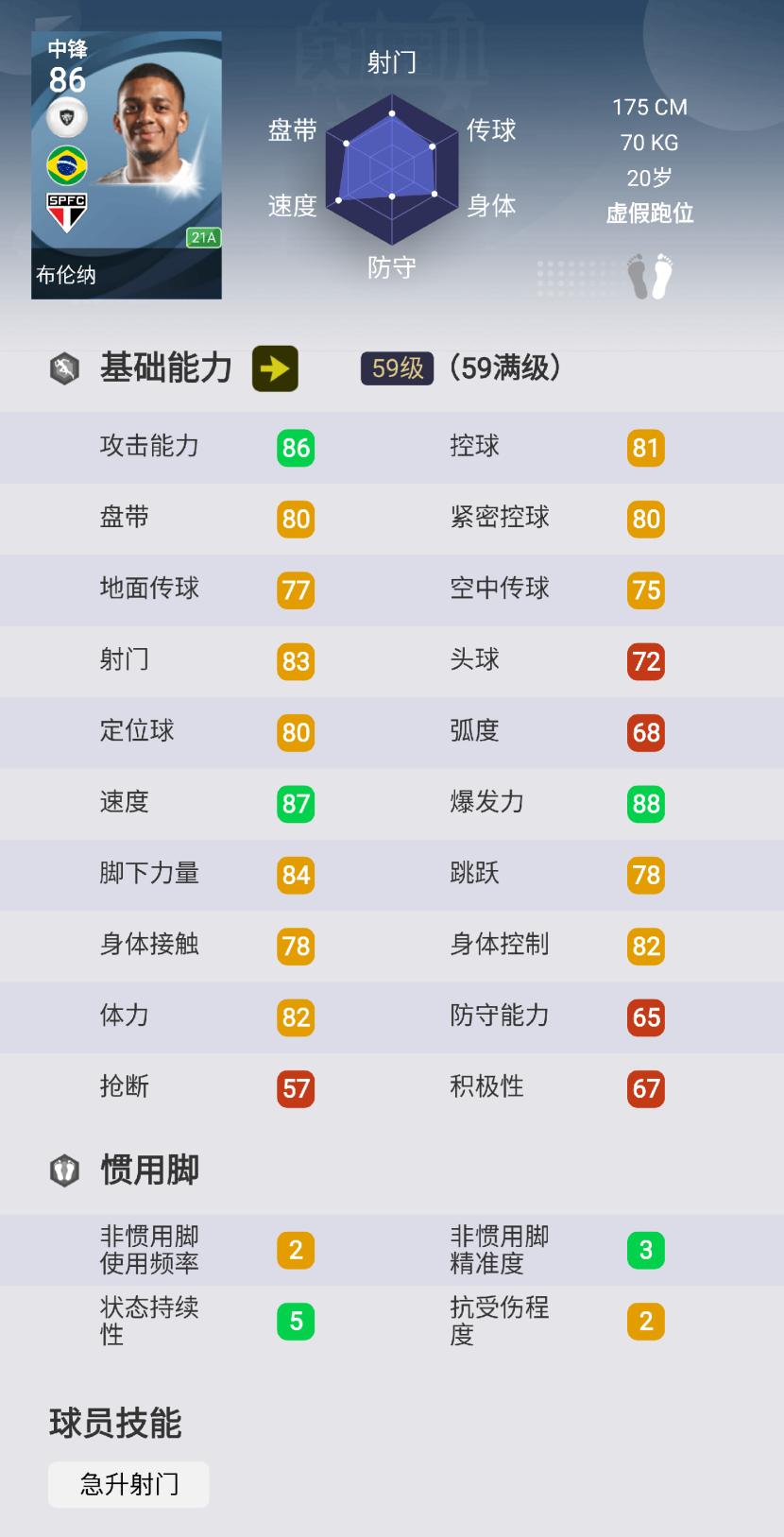 实况足球2021手游中锋,实况足球手游中锋妖人推荐