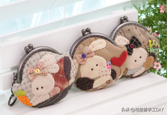 diy手工拼布缝布艺小物,韩国手工拼布小物