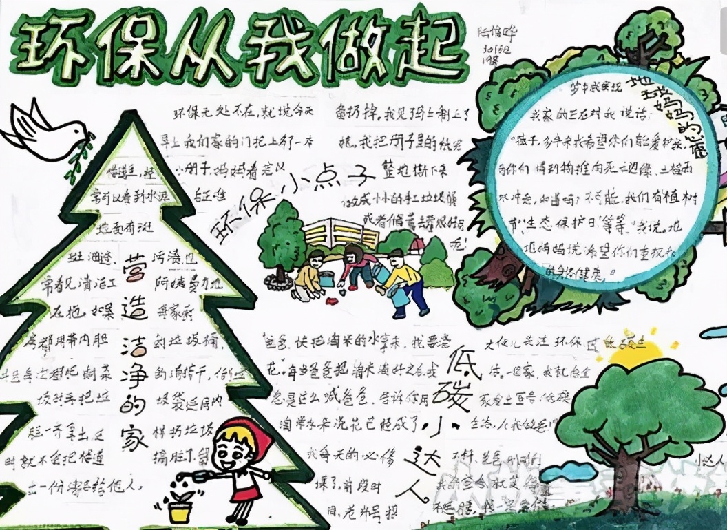 寒假小学生自制手抄报简单,开学了给孩子准备一套手抄报模板