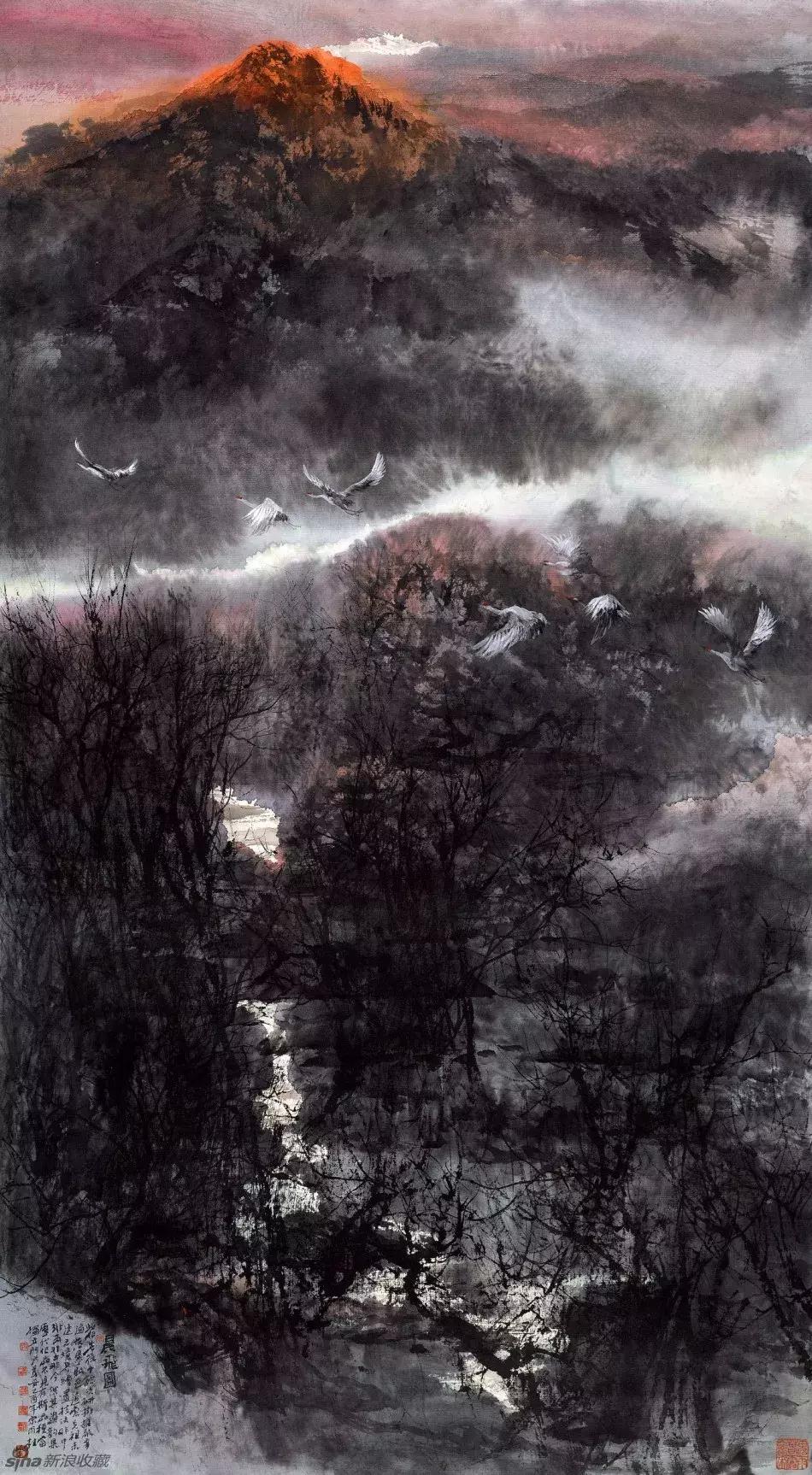 画家宋雨桂作品欣赏,宋雨桂山水书画作品