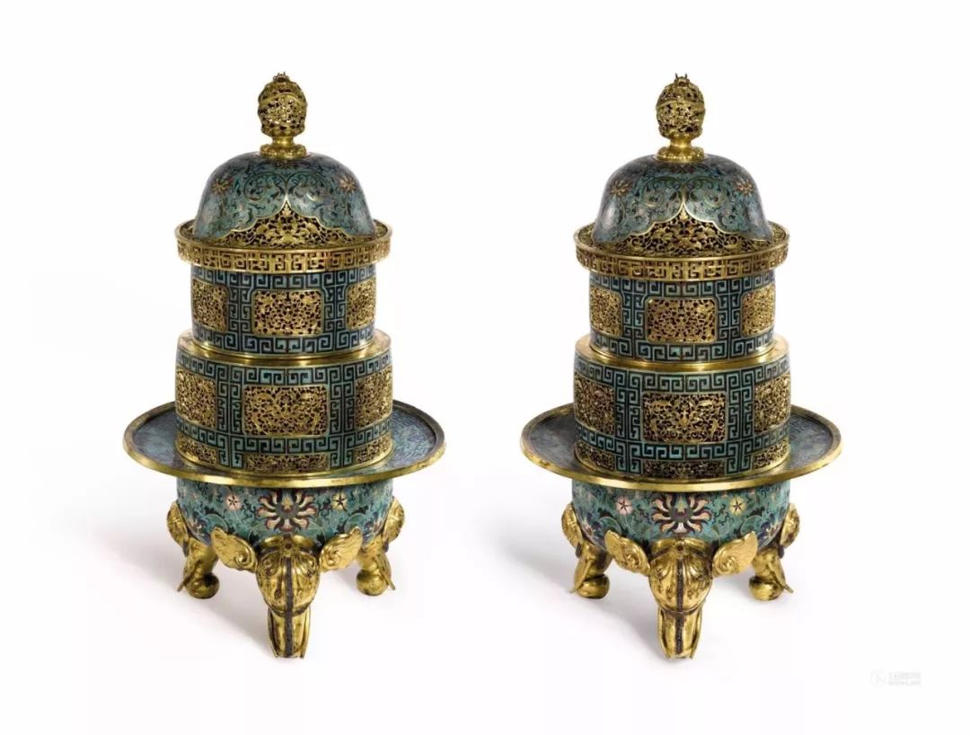 古代景泰蓝精品拍卖价格排行,景泰蓝四大顶级国宝