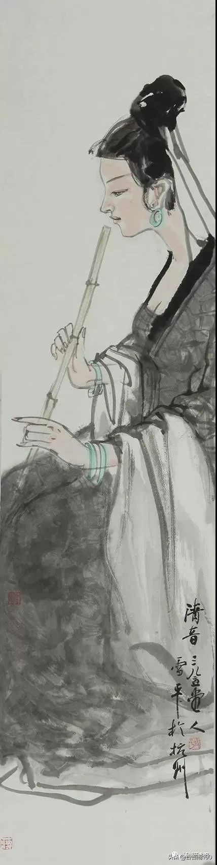 意笔人物高手蒋雪平