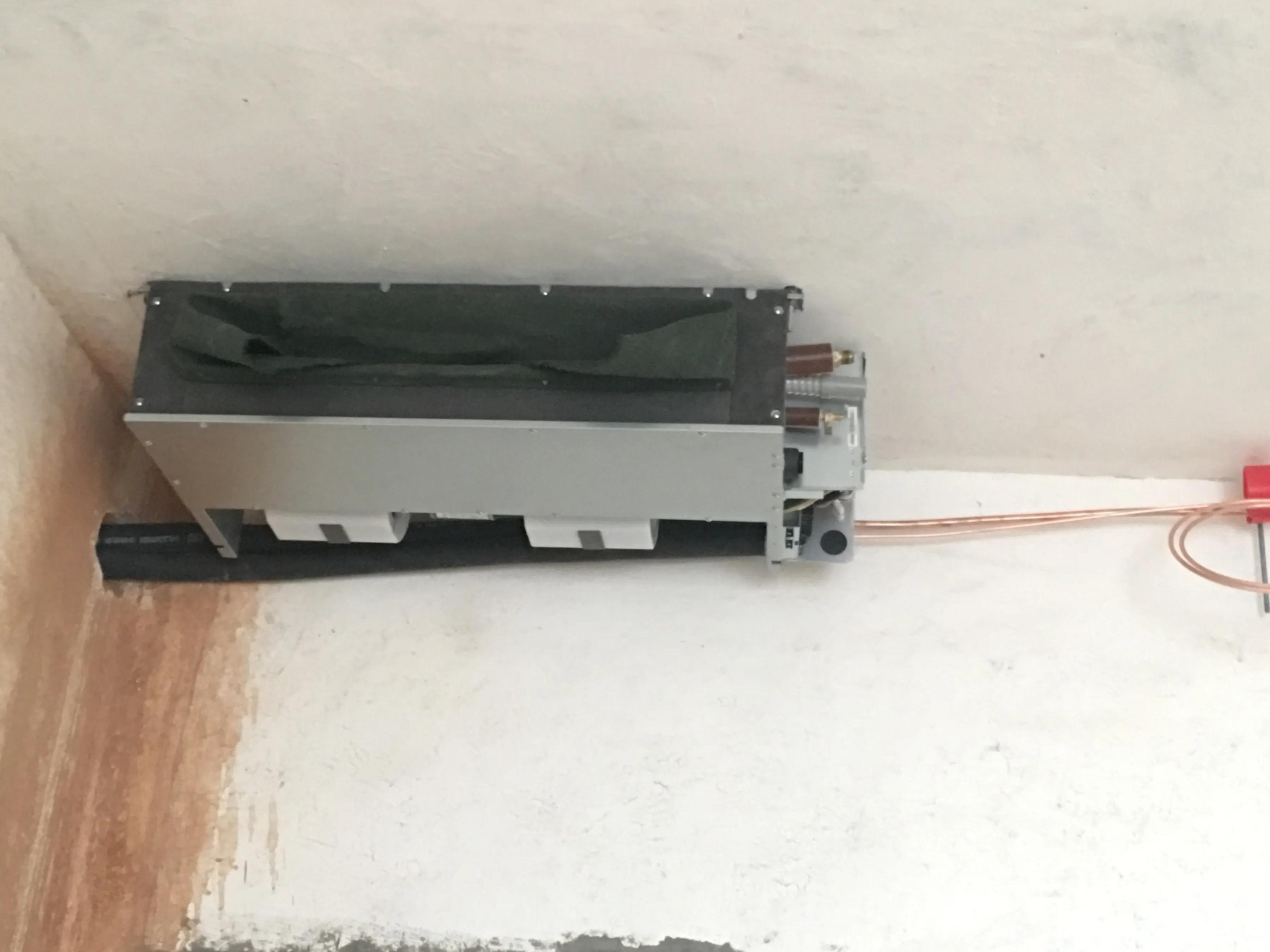 今天开始给家里安装中央空调