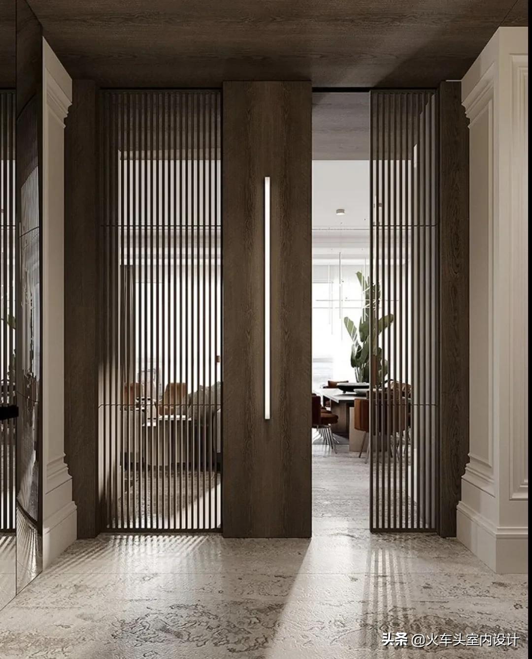 隔断设计高级感现代,极简隔断设计高级感