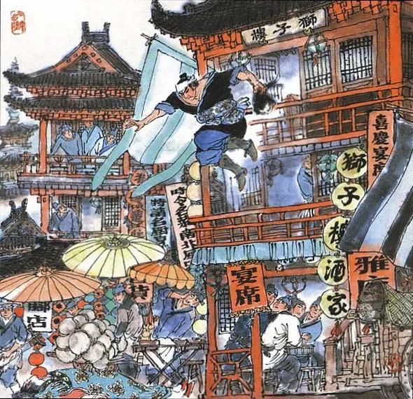 水浒四大名楼,水浒传中几座著名的楼