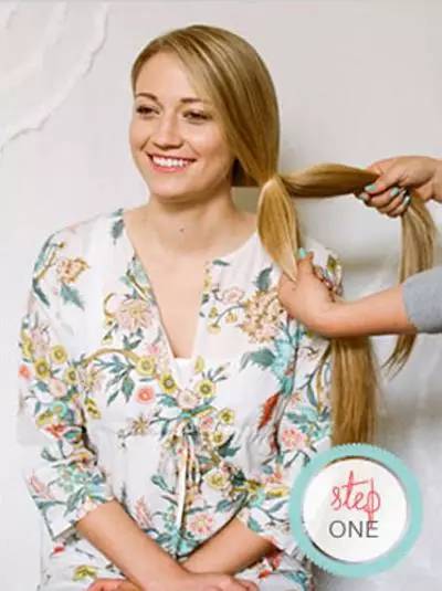 今年流行的侧编发,减龄全编发型