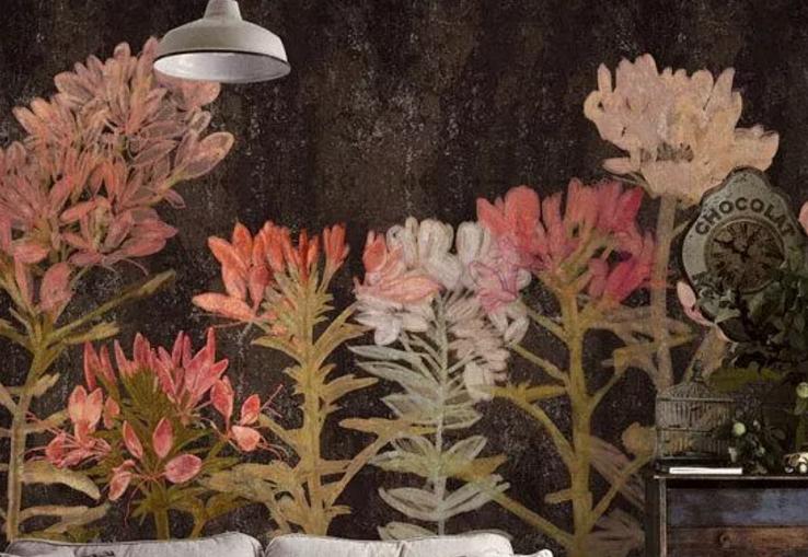 室内墙绘怎么画投影,室内墙绘设计大全