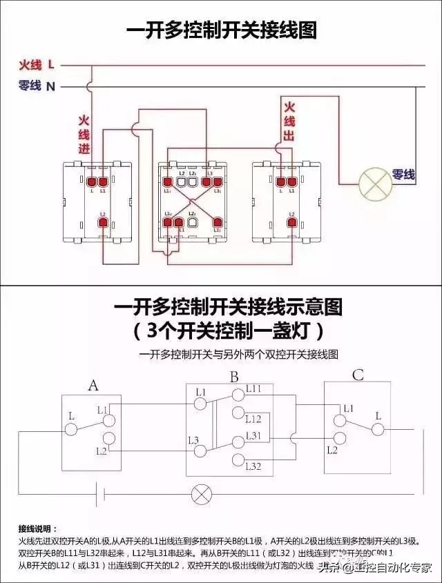 电表上断路器怎么接线真实图,单相电表与三相断路器接线图