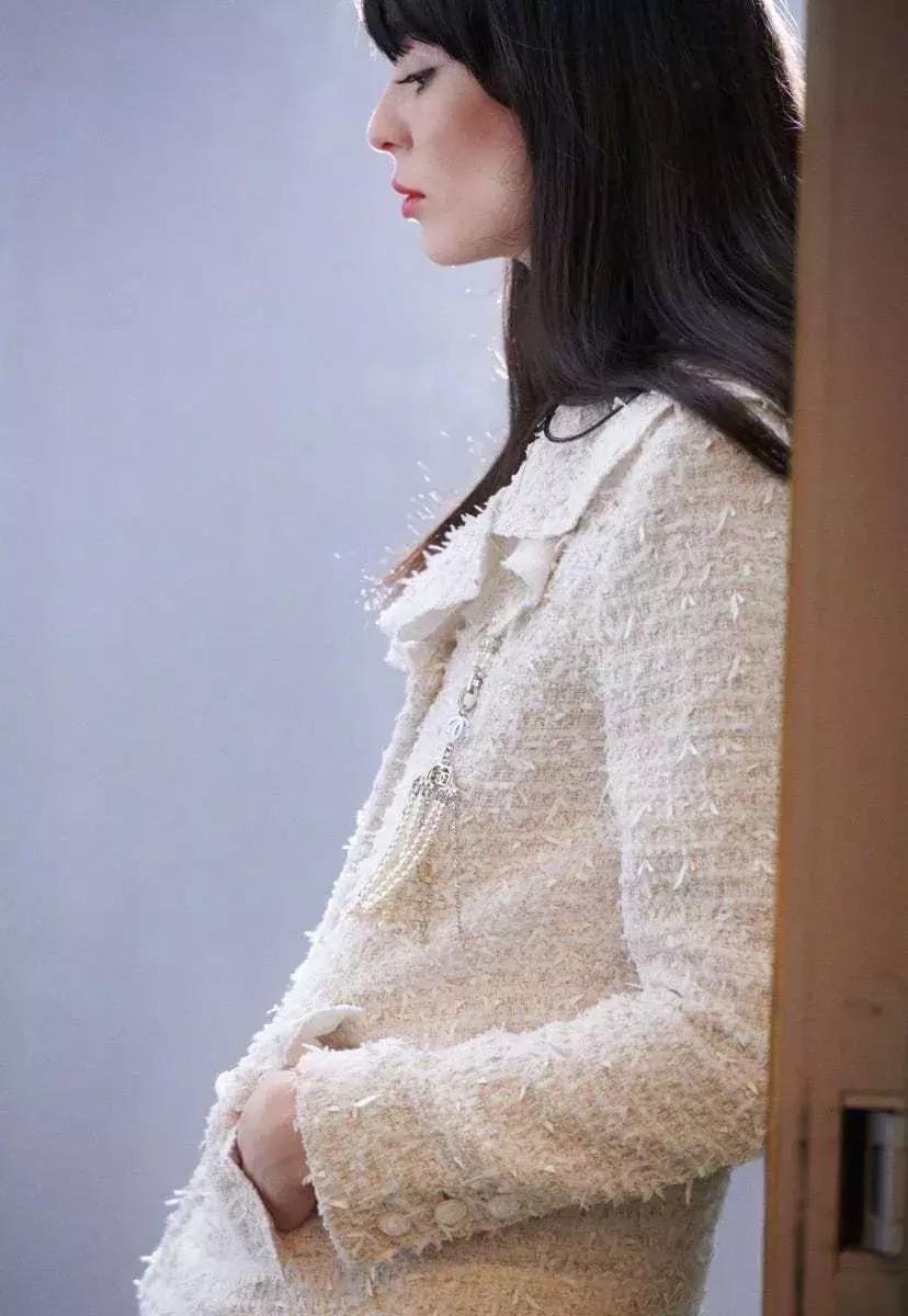 香奈儿新款手袋街拍,香奈儿经典手袋粗花呢