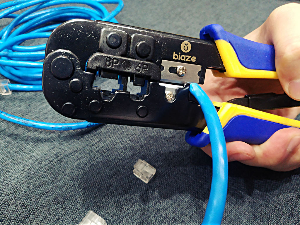 超六类网线钳与普通网线钳的区别,没有网线钳时怎样制作网线