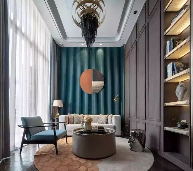 护墙板背景墙最新效果图,欧式护墙板背景墙装修效果