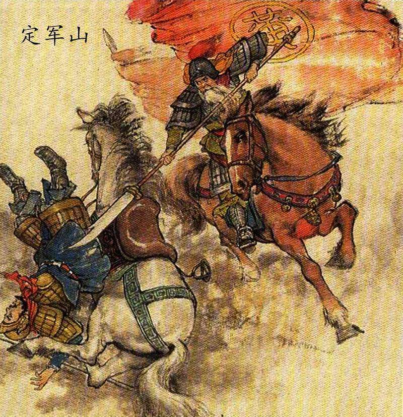 黄忠斩夏侯渊到底有多震撼,黄忠老当益壮力斩夏侯渊