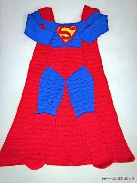 妈妈钩的小羊毯子,妈妈钩的睡袋