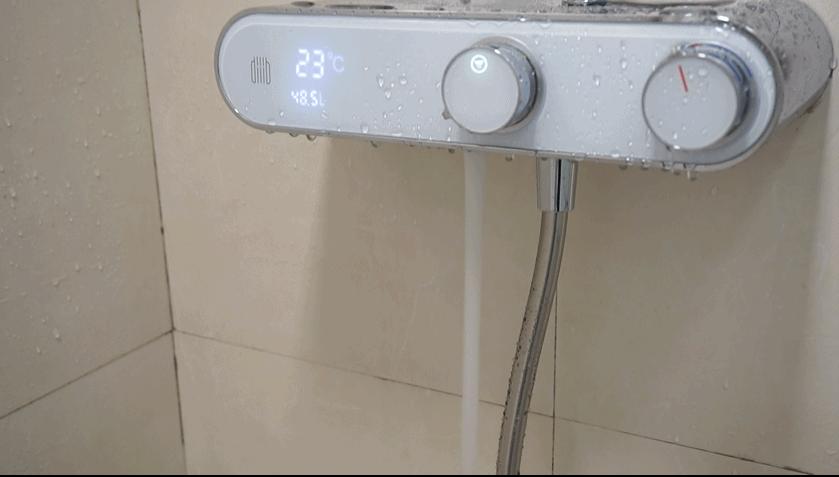 小米有品上999元花洒，水力发电LED显示，德国内芯，自动净垢顶喷